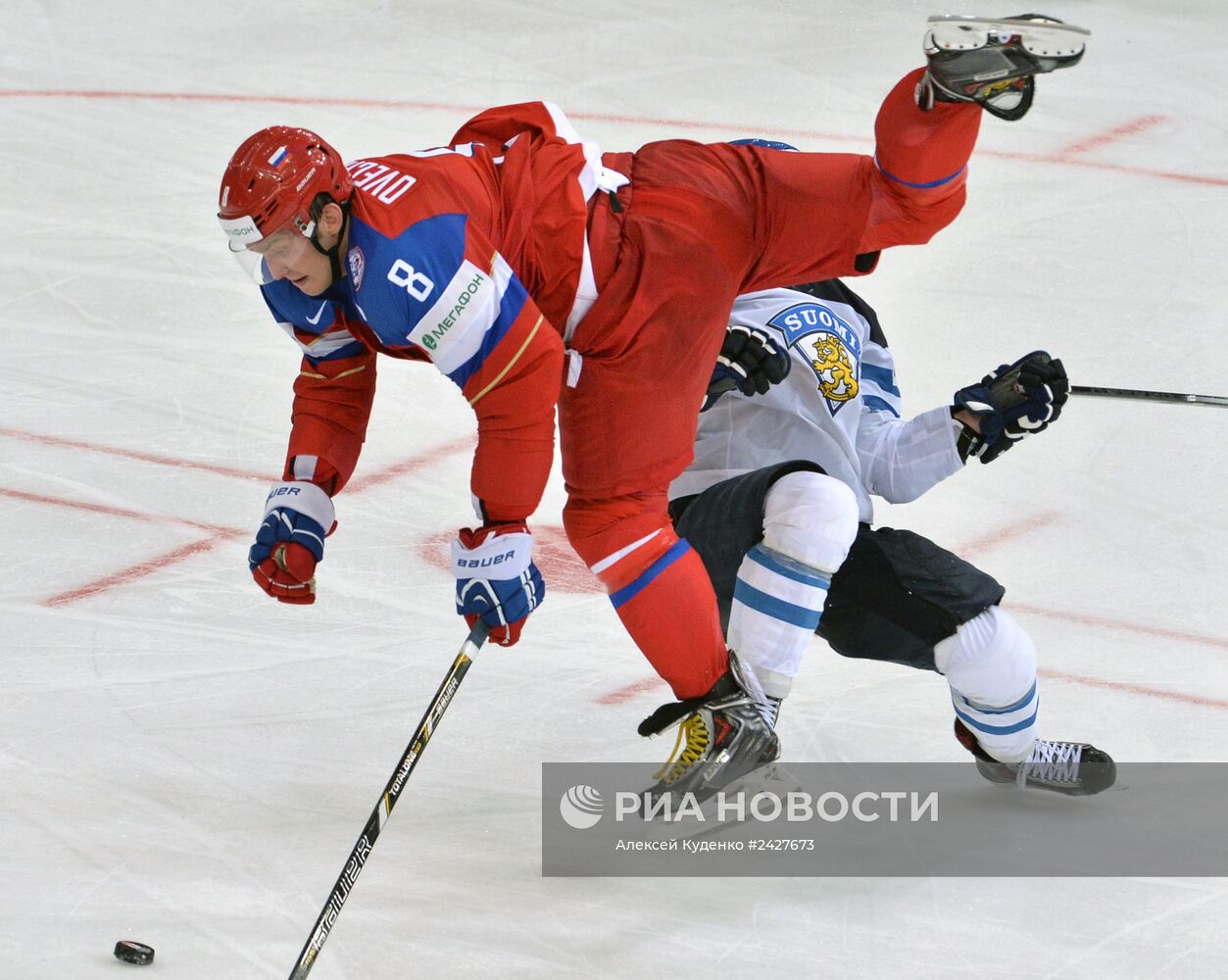Хоккей. Чемпионат мира. Матч Финляндия - Россия