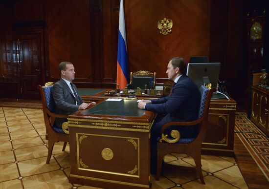 Встреча Д.Медведева и Л.Кузнецова