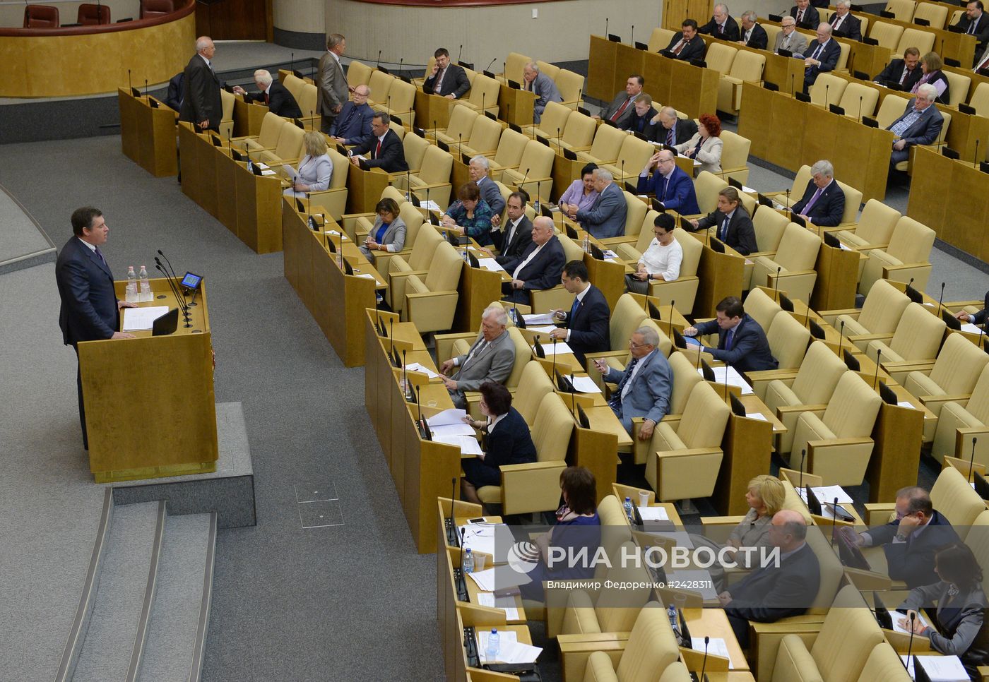 Пленарное заседание Госдумы РФ