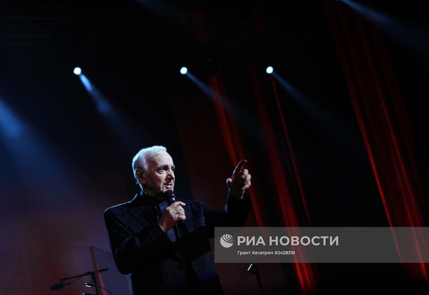 Концерт Шарля Азнавура в Ереване