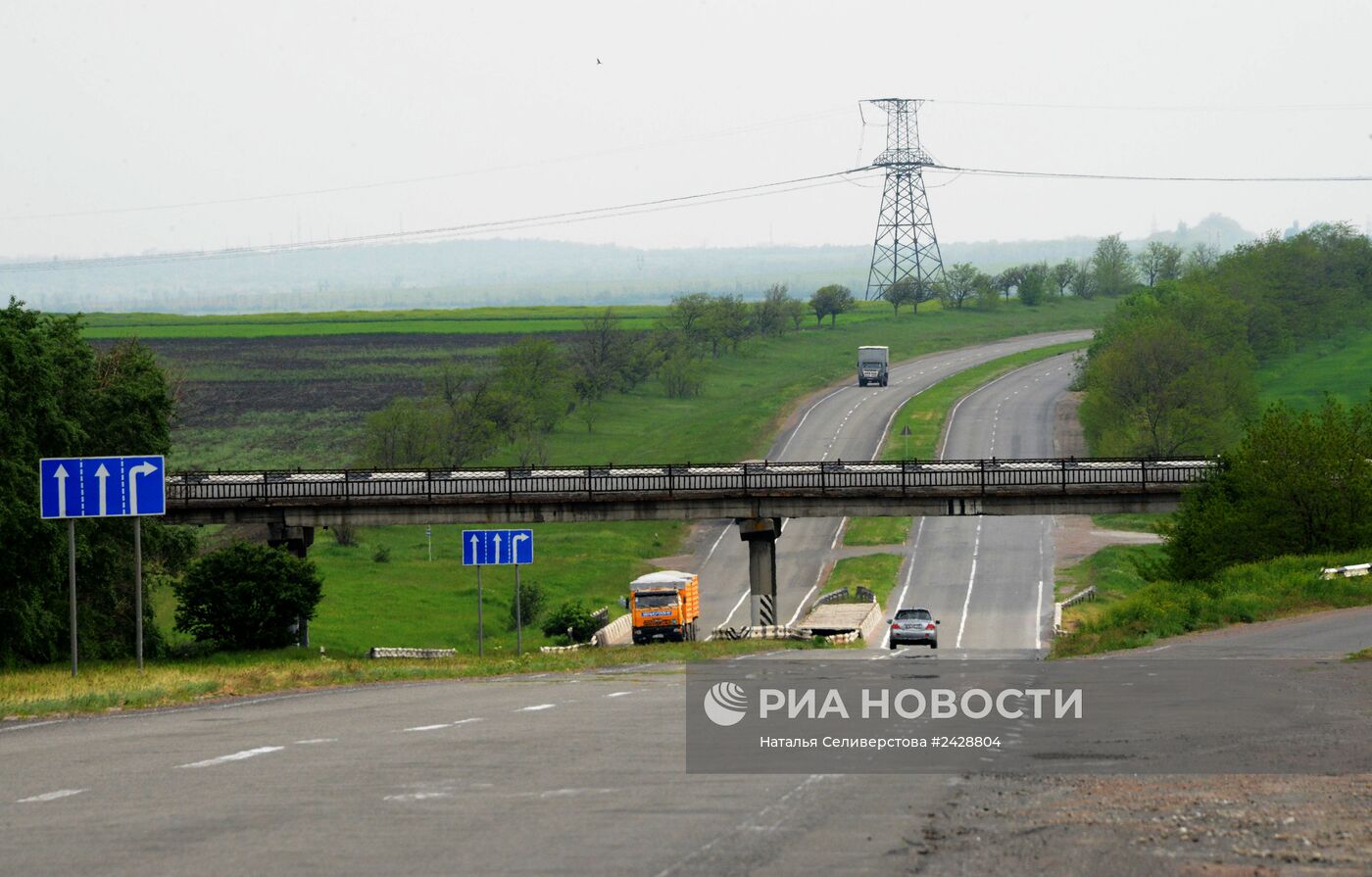 Развязка объездного пути в сторону Симферополя и Одессы