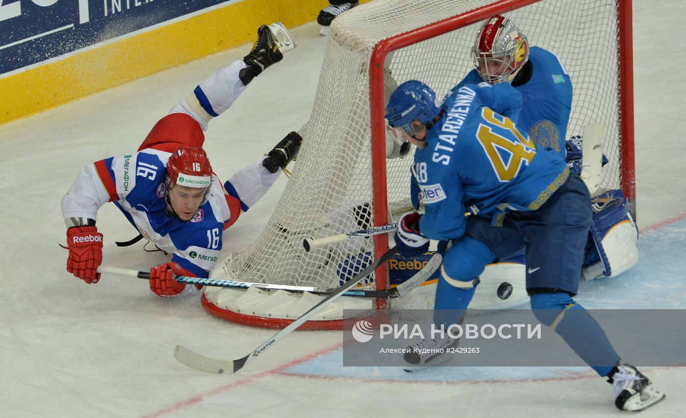 Хоккей. Чемпионат мира. Матч Россия - Казахстан