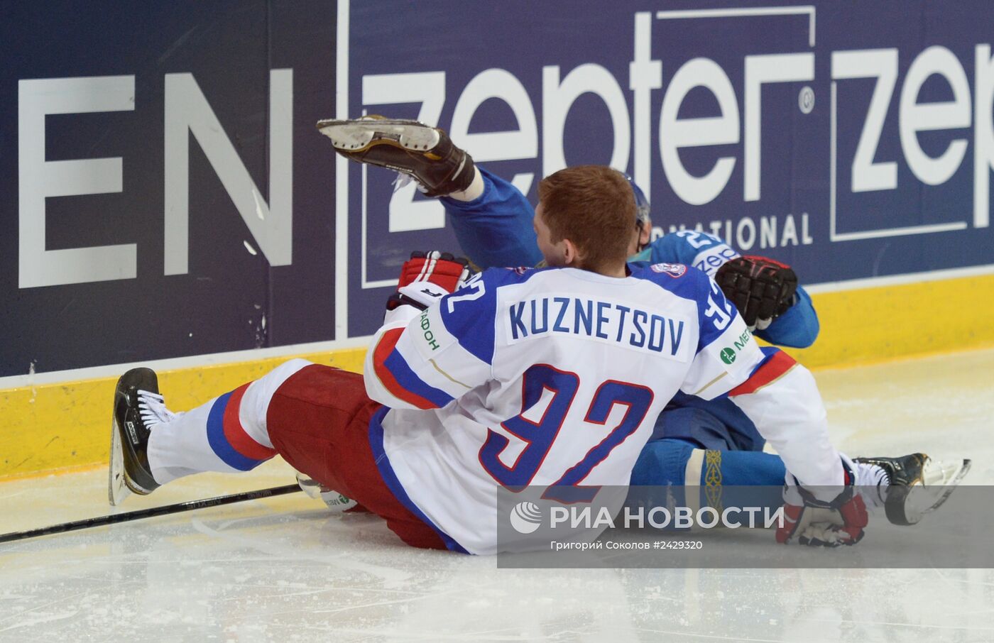 Хоккей. Чемпионат мира. Матч Россия - Казахстан