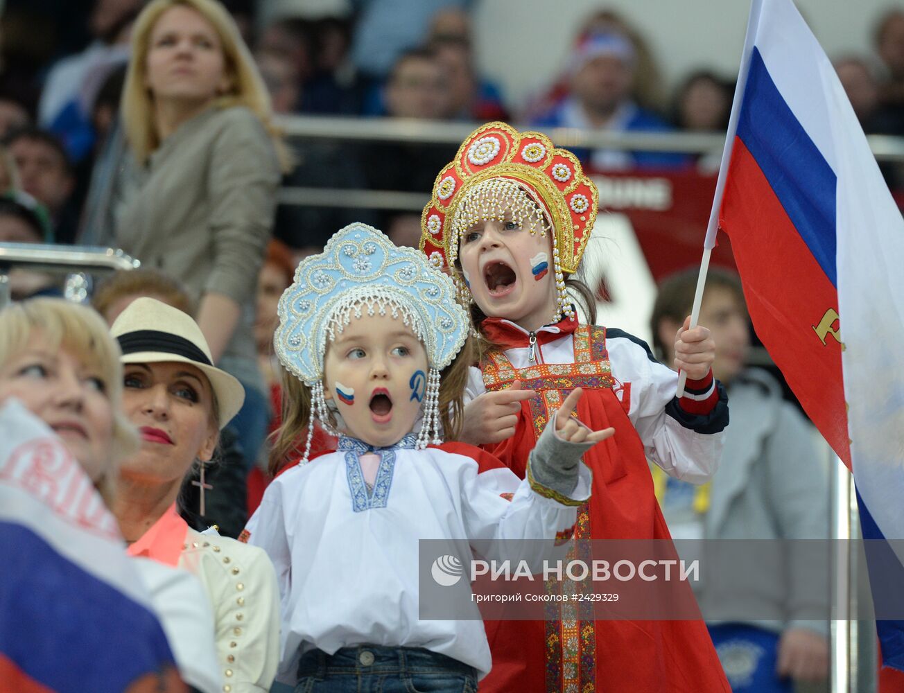 Хоккей. Чемпионат мира. Матч Россия - Казахстан