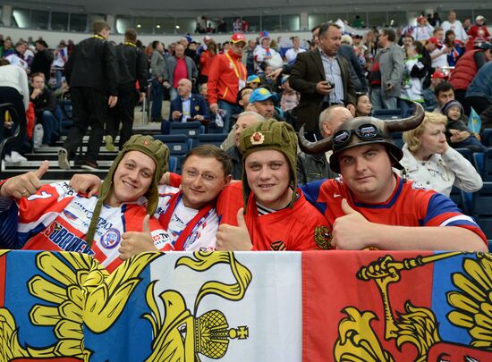 Хоккей. Чемпионат мира. Матч Россия - Казахстан