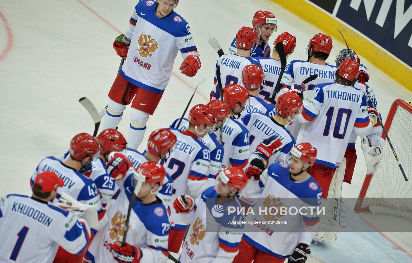 Хоккей. Чемпионат мира. Матч Россия - Казахстан