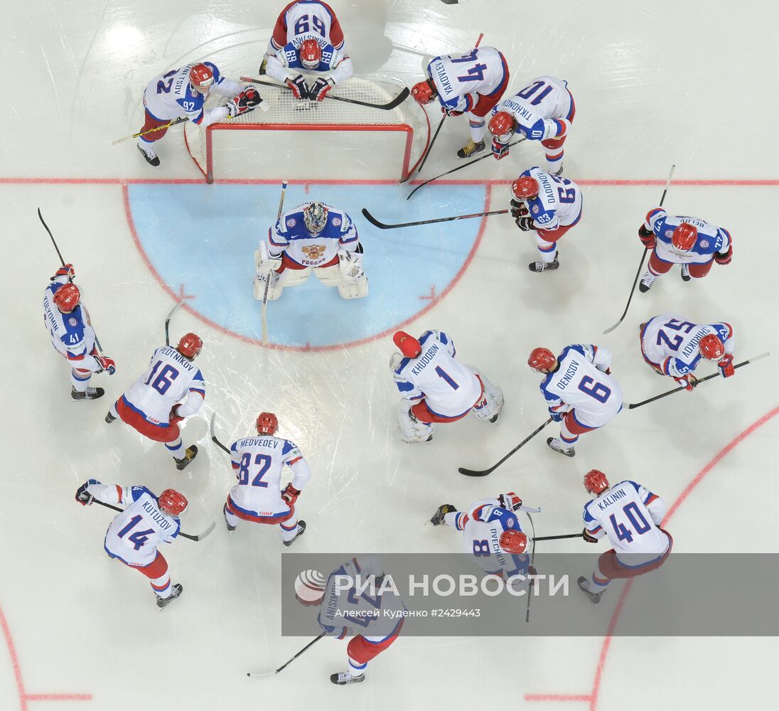 Хоккей. Чемпионат мира. Матч Россия - Казахстан