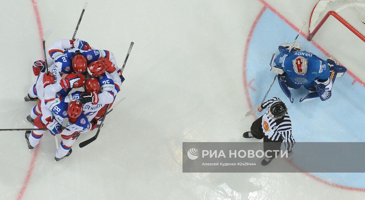 Хоккей. Чемпионат мира. Матч Россия - Казахстан