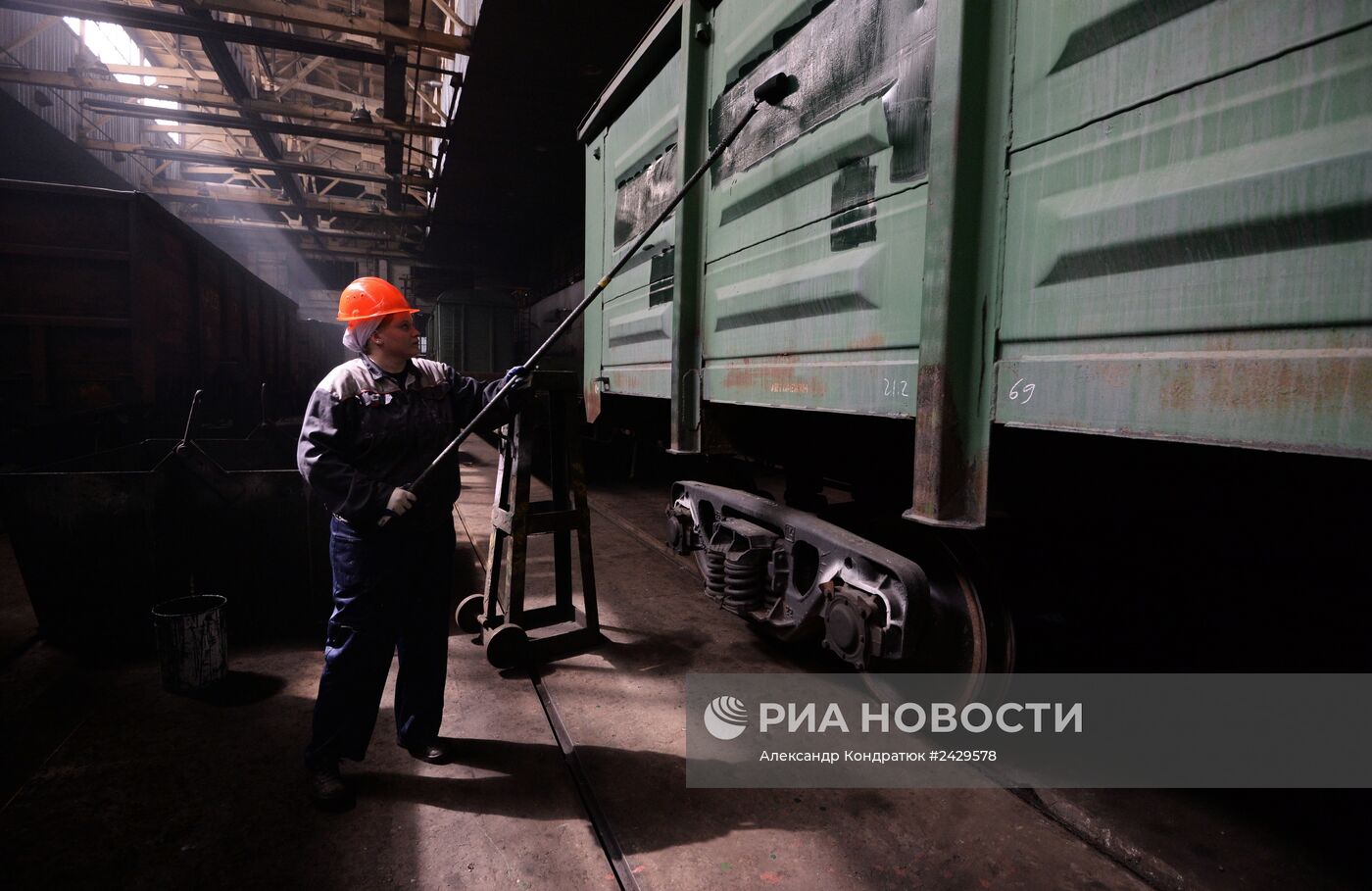 Ремонт грузовых железнодорожных вагонов на предприятии в Челябинске