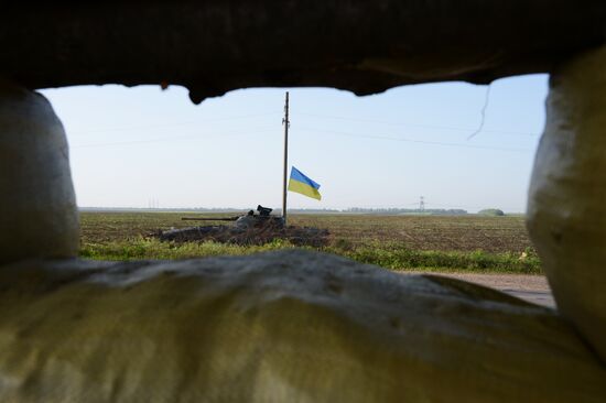 Блок-посты Вооруженных сил Украины в Донецкой области