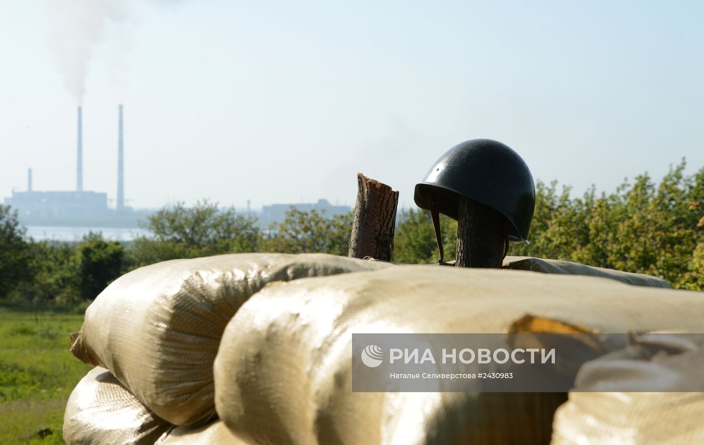 Блок-посты Вооруженных сил Украины в Донецкой области