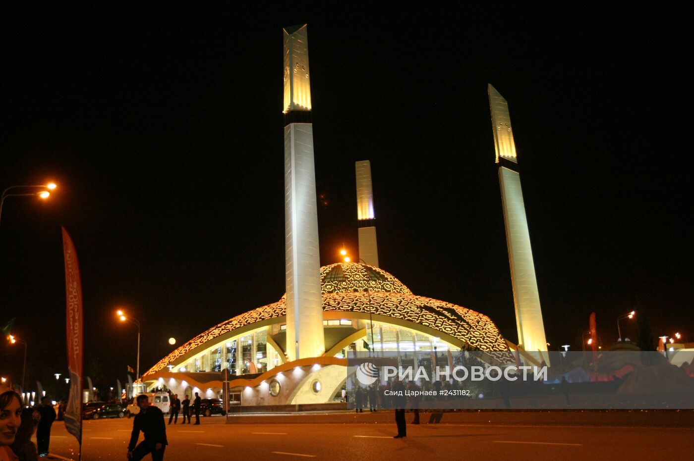 Открытие мечети имени Аймани Кадыровой в городе Аргун