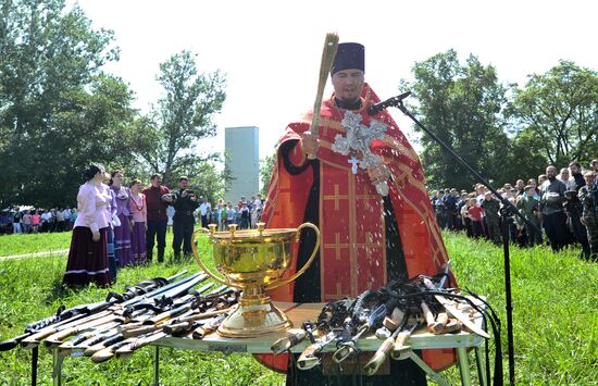 Национальные казачьи игры Шермиции в Ростовской области