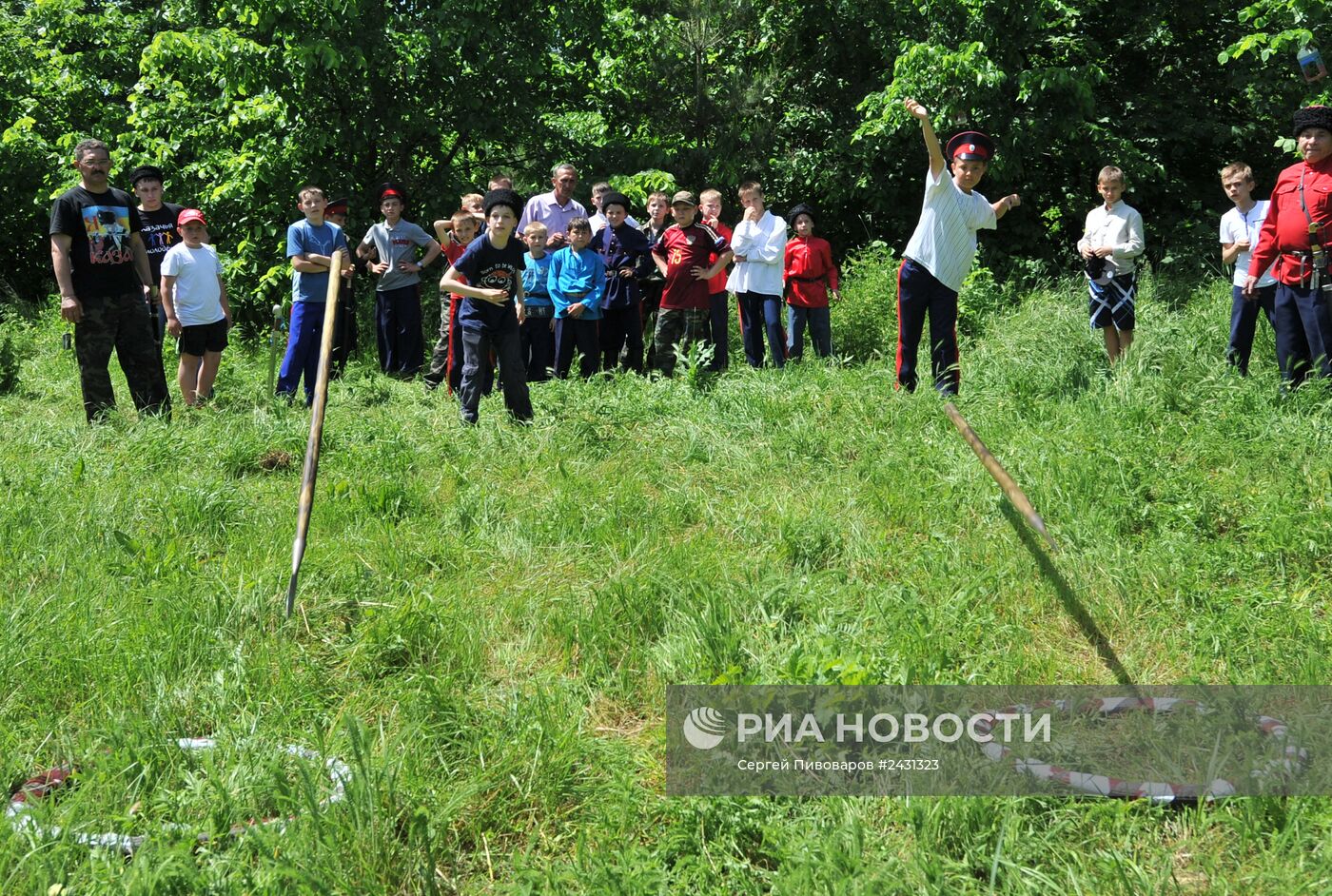 Национальные казачьи игры Шермиции в Ростовской области