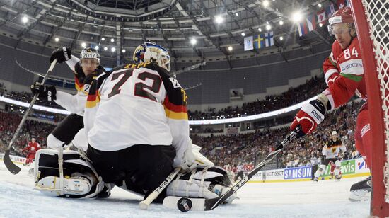 Хоккей. Чемпионат мира. Матч Белоруссия - Германия