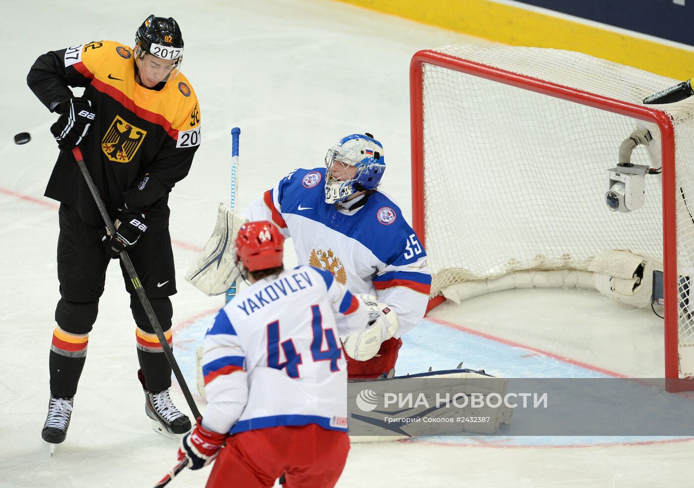 Хоккей. Чемпионат мира. Матч Россия - Германия