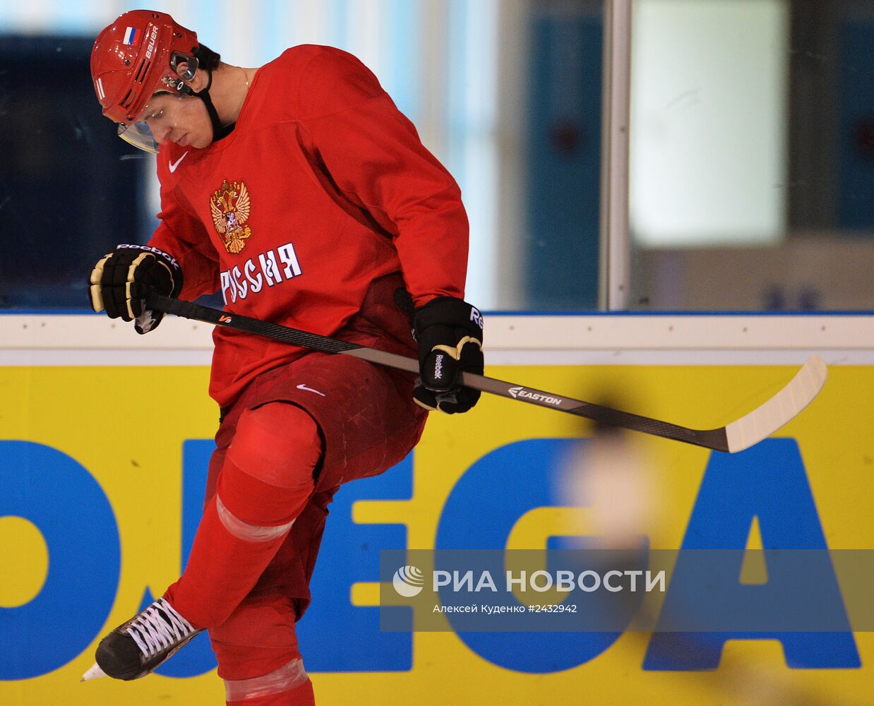 Хоккей. Тренировка сборной России