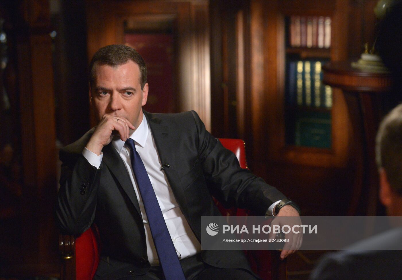 Д.Медведев дал интервью американскому телеканалу "Bloomberg TV"