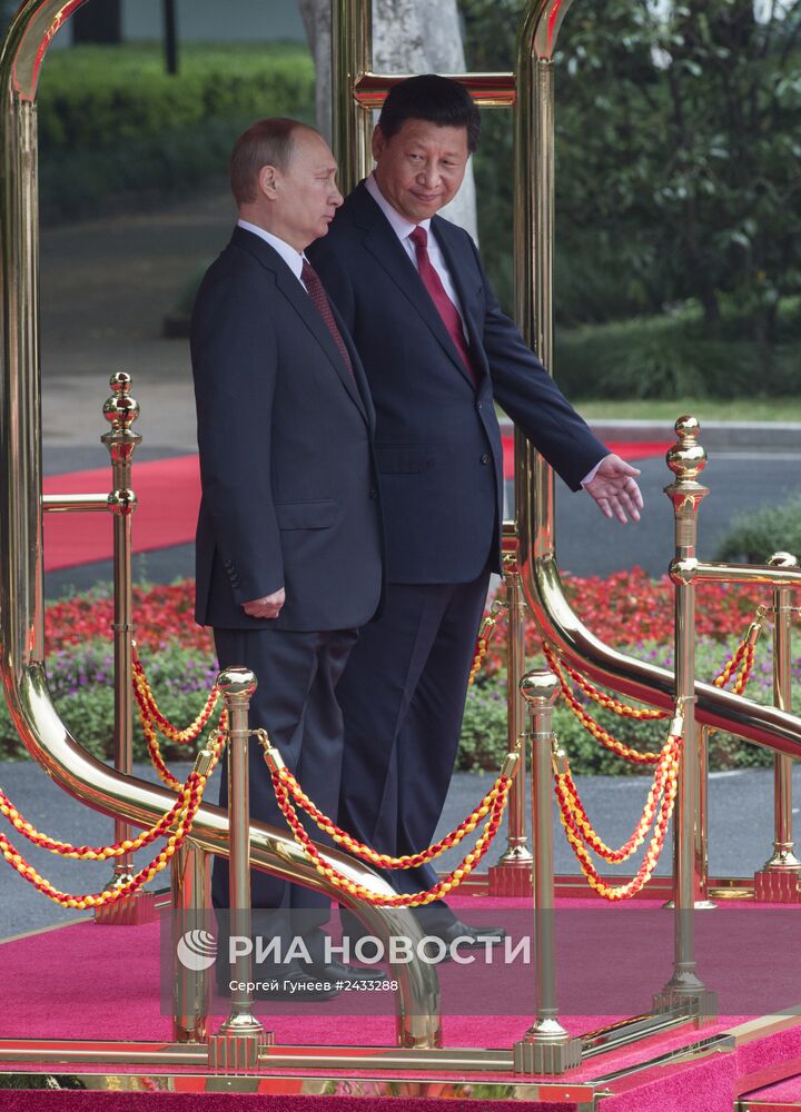 Официальный визит В.Путина в Китайскую Народную Республику