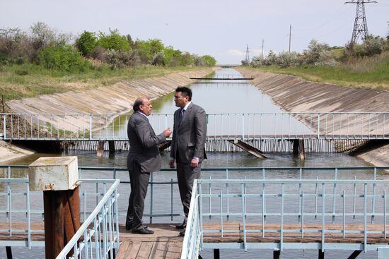 Феодосийское водохранилище начало получать воду из предгорного Крыма