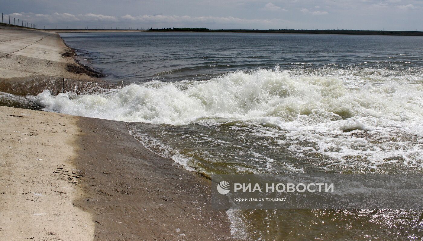 Феодосийское водохранилище начало получать воду из предгорного Крыма