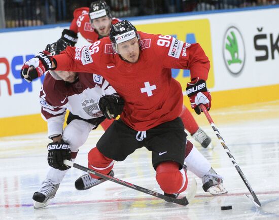 Хоккей. Чемпионат мира. Матч Латвия - Швейцария