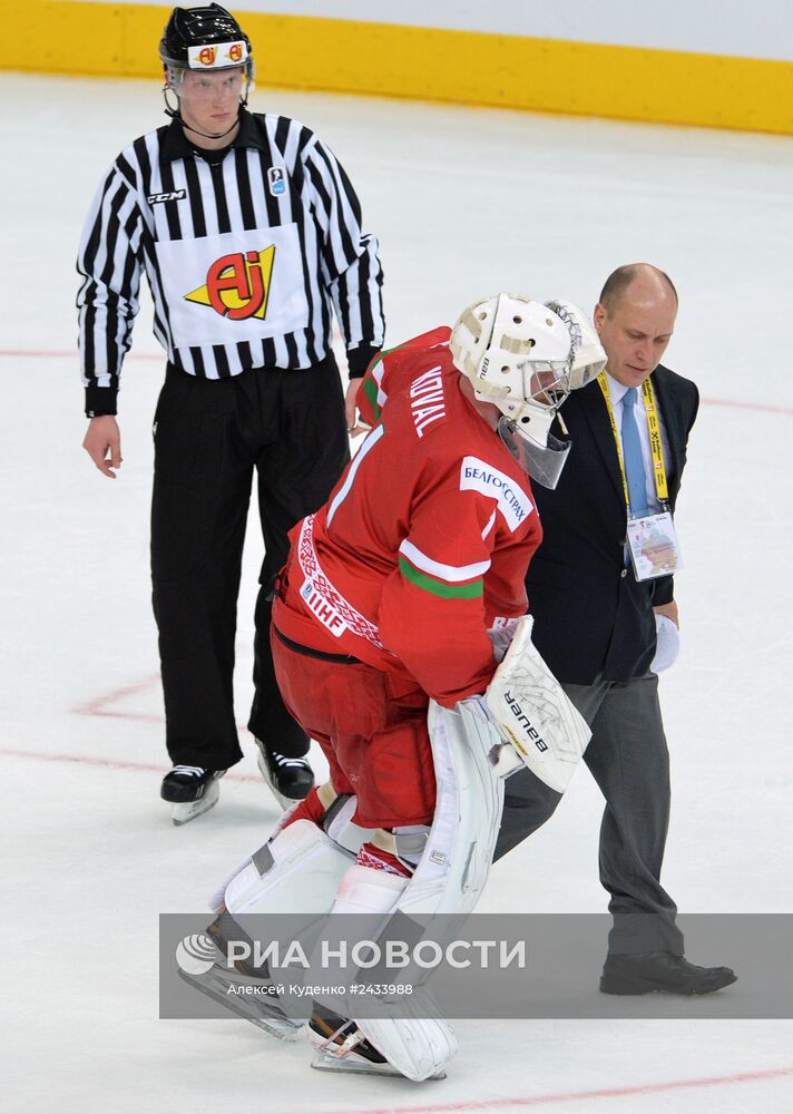 Хоккей. Чемпионат мира. Матч Россия - Белоруссия