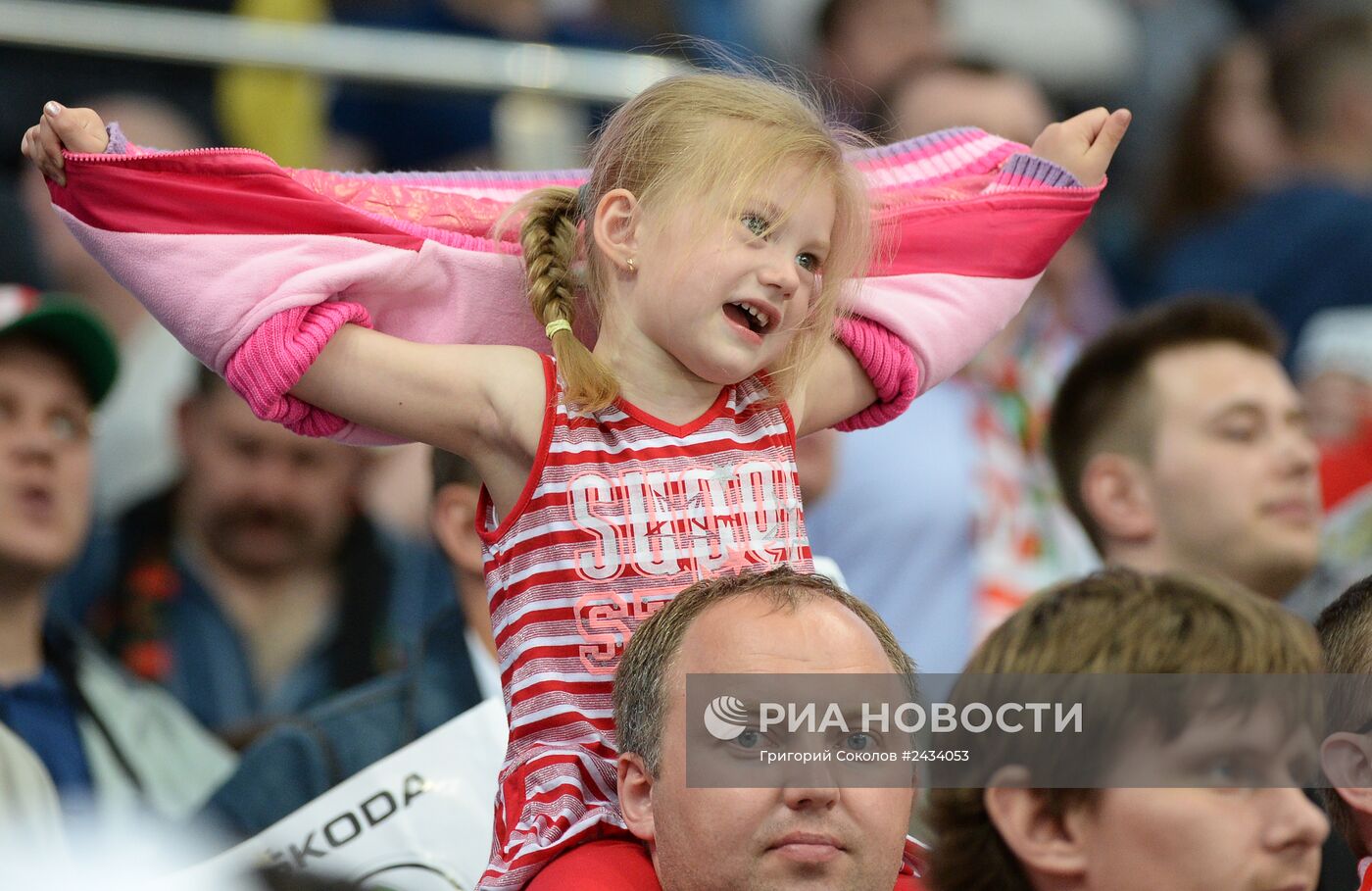 Хоккей. Чемпионат мира. Матч Россия - Белоруссия