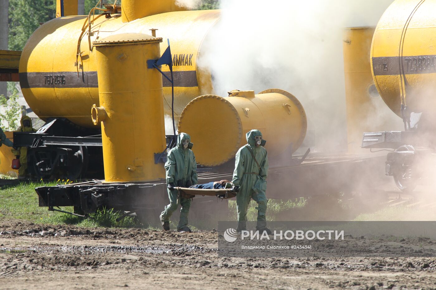 Демонстрационные учения в рамках выставки "Комплексная безопасность – 2014"