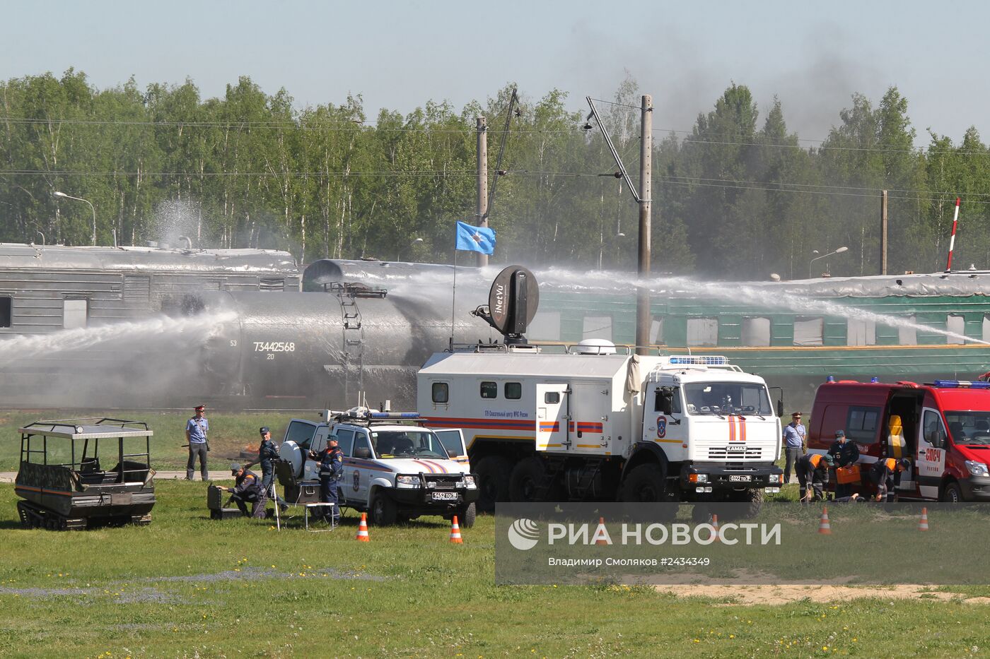 Демонстрационные учения в рамках выставки "Комплексная безопасность – 2014"