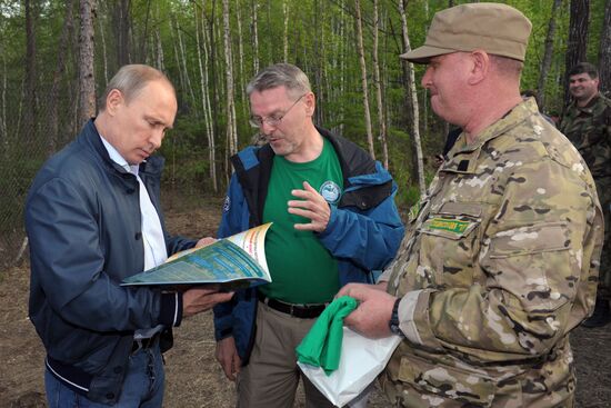 Рабочая поездка В.Путина в Благовещенск