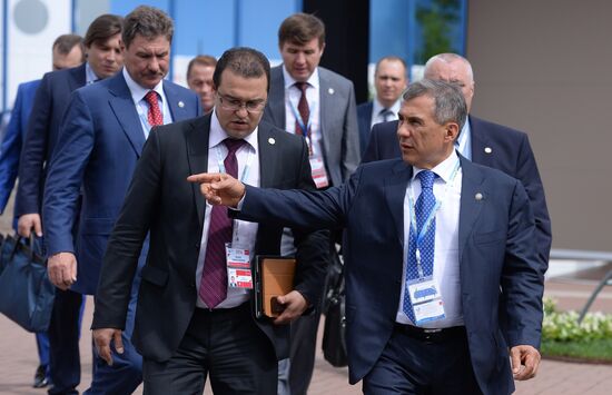 Петербургский международный экономический форум. День первый