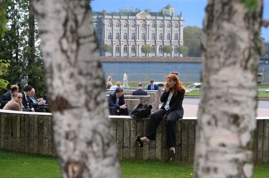 Петербургский международный экономический форум. День первый