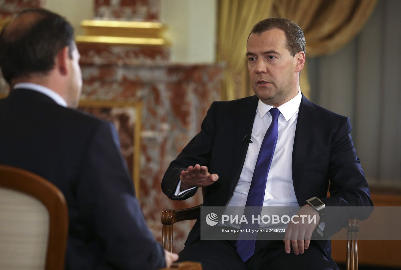 Интервью Дмитрия Медведева телеканалу "Россия"