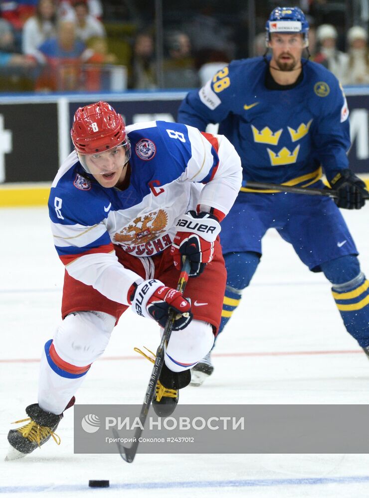 Хоккей. Чемпионат мира. Матч Россия - Швеция