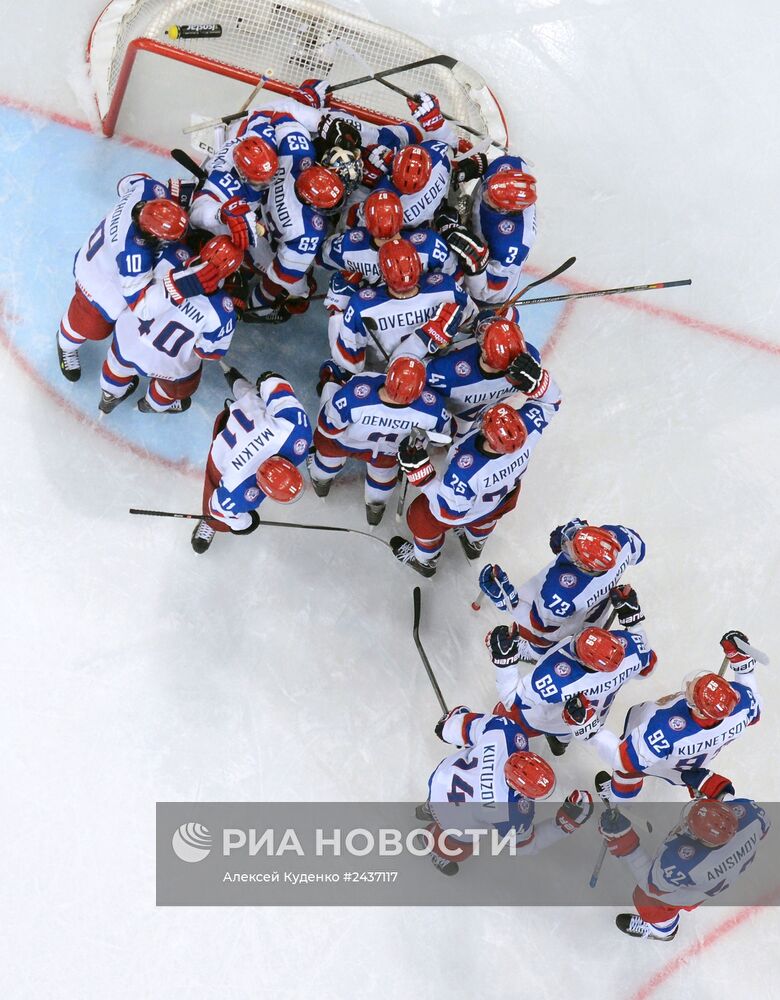 Хоккей. Чемпионат мира. Матч Россия - Швеция