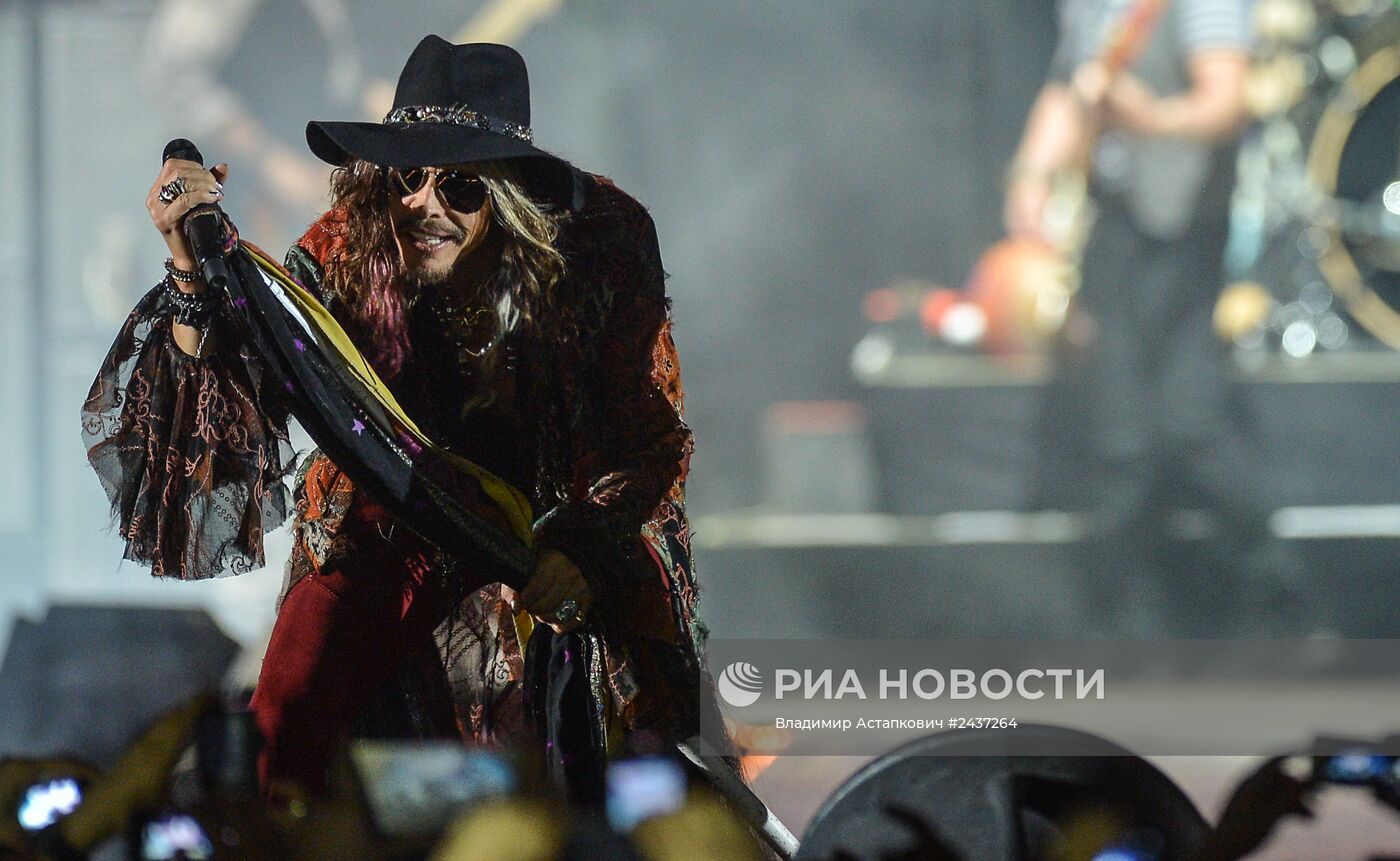 Концерт "Aerosmith" в Москве