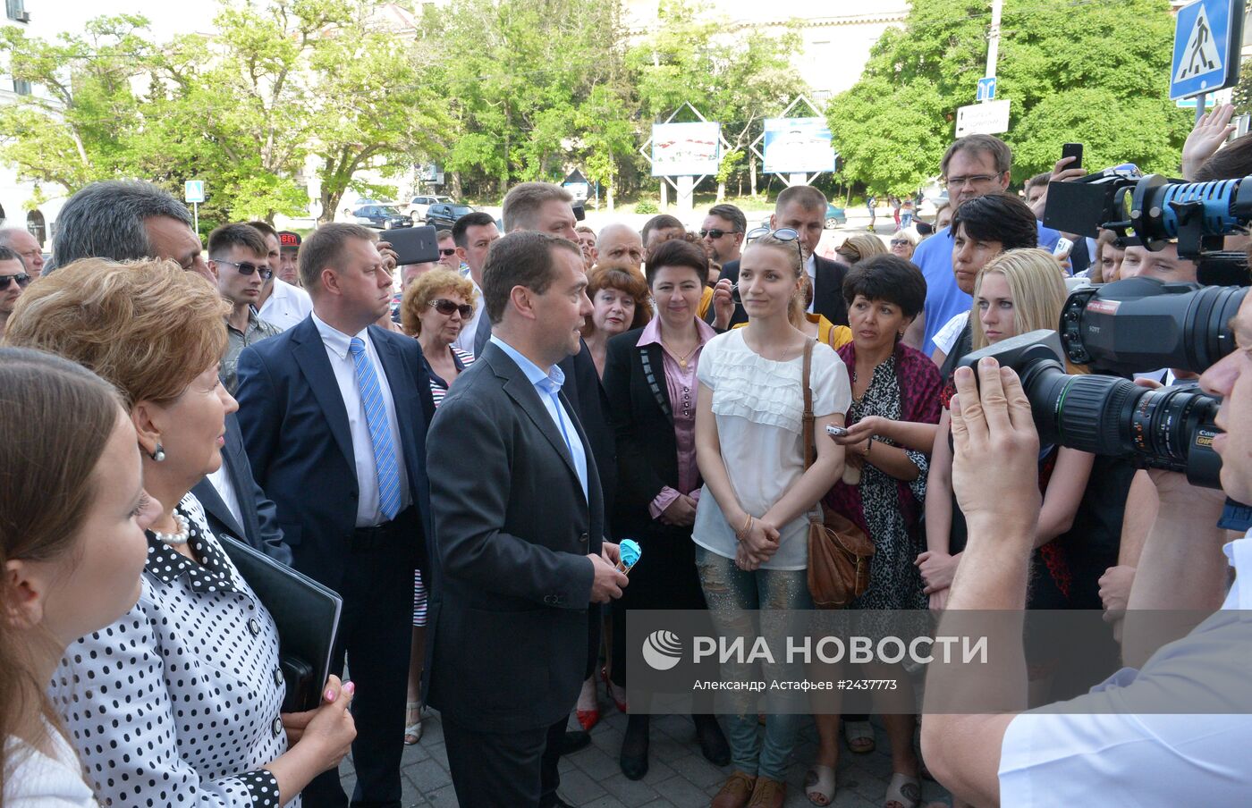 Рабочая поездка Д.Медведева в Крымский федеральный округ