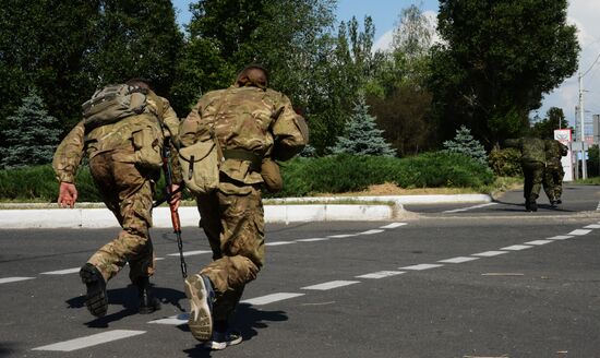 Ситуация в районе международного аэропорта Донецка