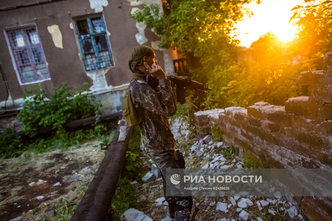 Ситуация в поселке Семеновка Донецкой области