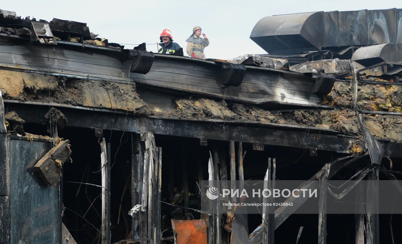 В Донецке произошел пожар во дворце спорта "Дружба"