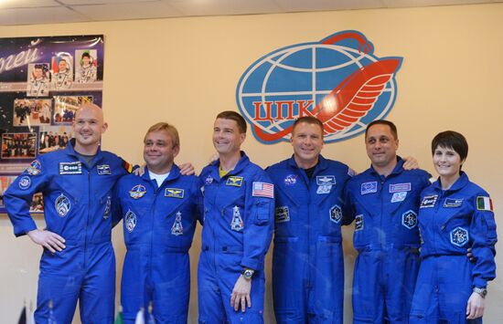 Пресс-конференция экипажа 40/41-й экспедиции на МКС