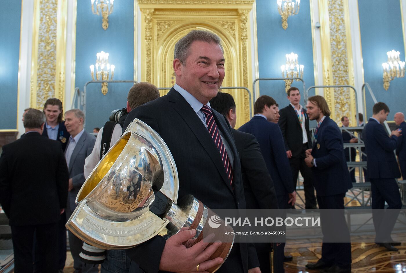 Награждение членов сборной России по хоккею в Кремле