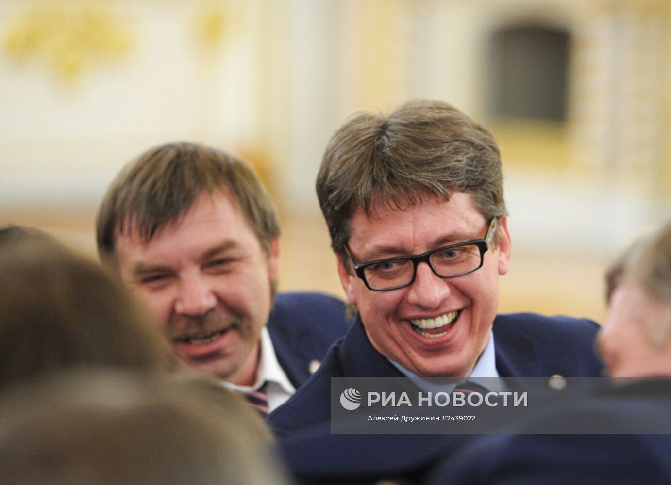 Награждение членов сборной России по хоккею в Кремле