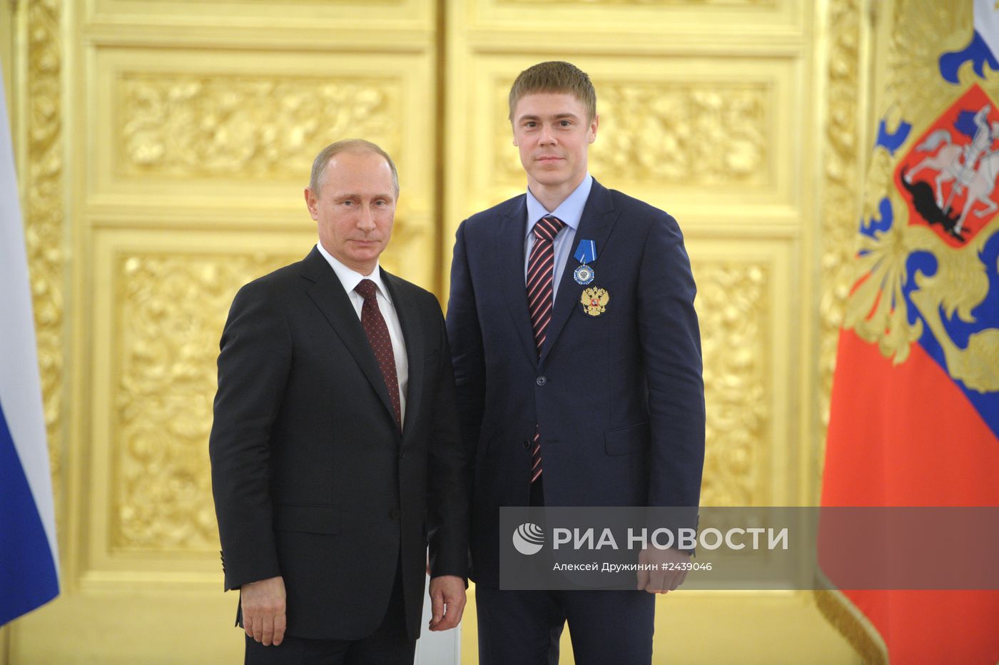Награждение членов сборной России по хоккею в Кремле