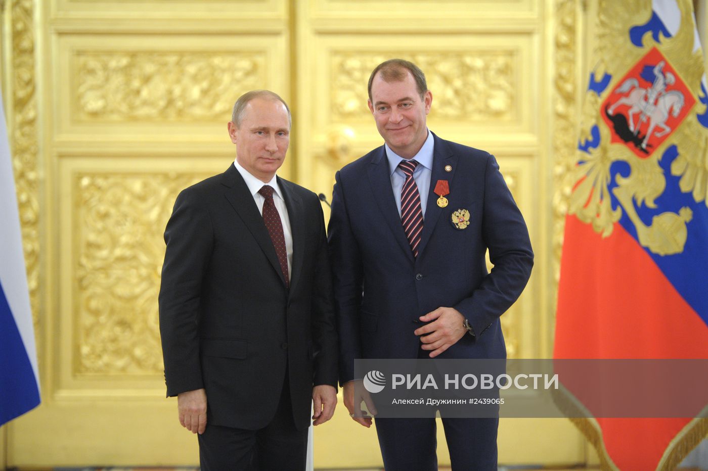 Награждение членов сборной России по хоккею в Кремле