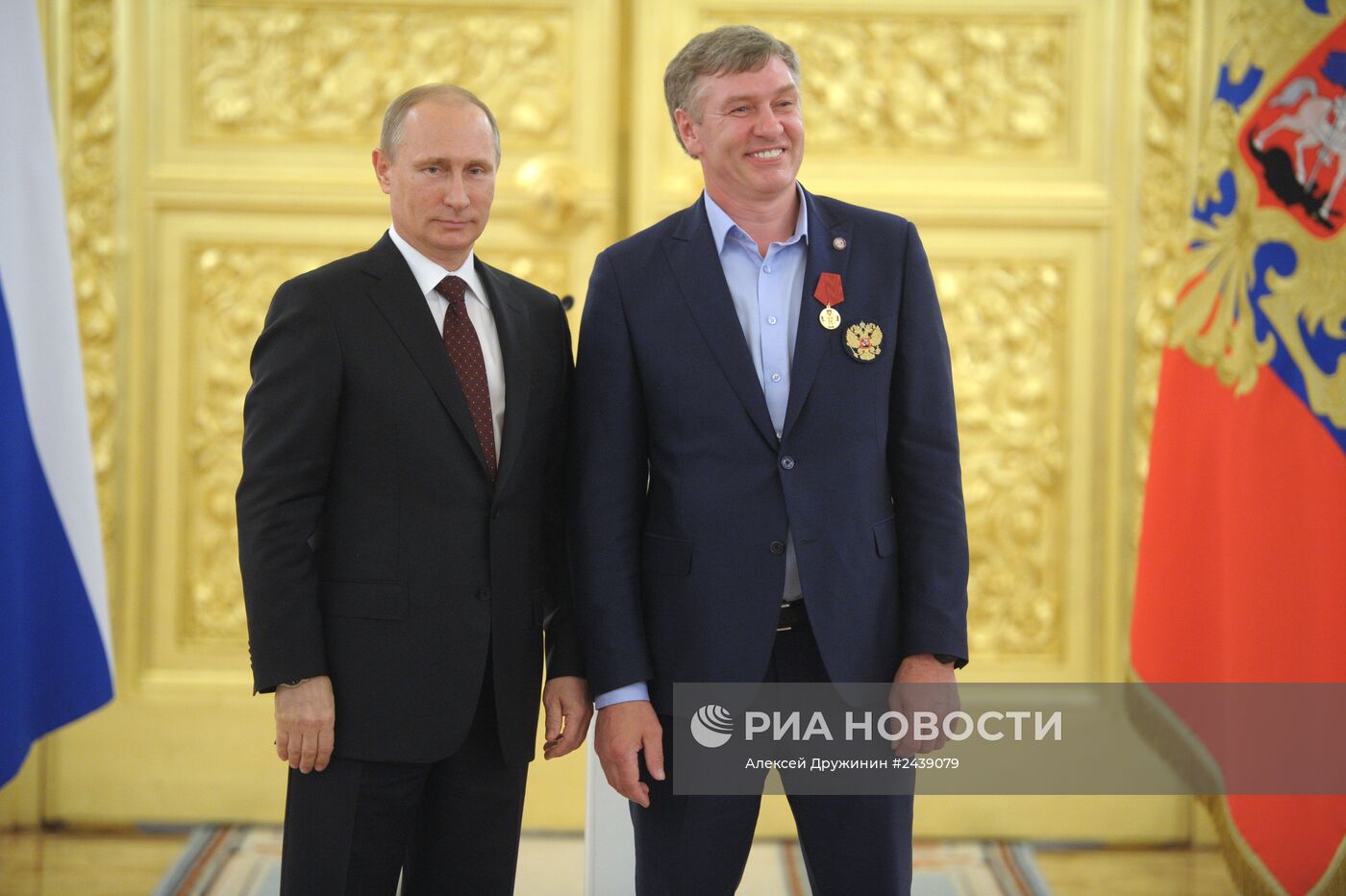Награждение членов сборной России по хоккею в Кремле