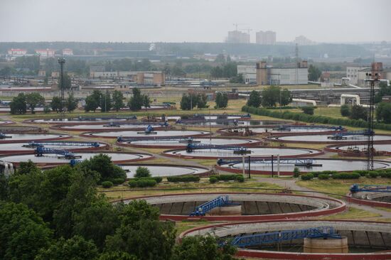 Работа Люберецких очистных сооружений