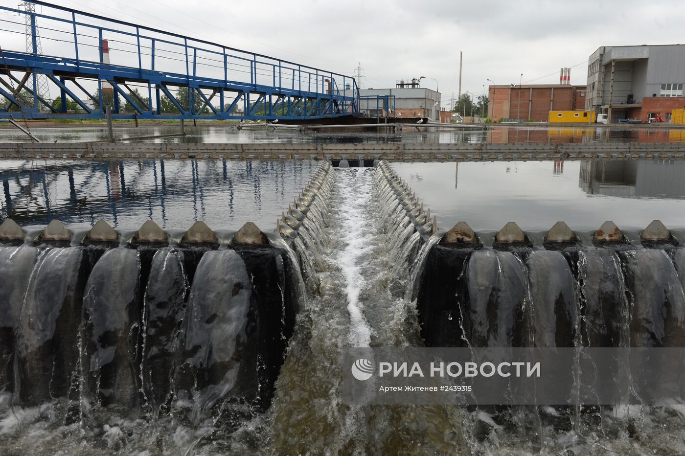 Работа Люберецких очистных сооружений | РИА Новости Медиабанк