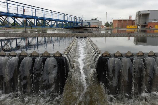 Работа Люберецких очистных сооружений